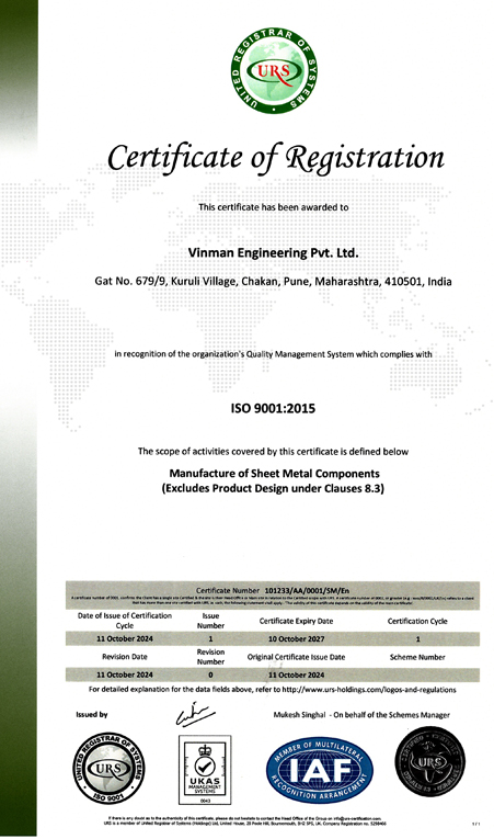 ISO 9001-2008 CERTIFICATE Ukas